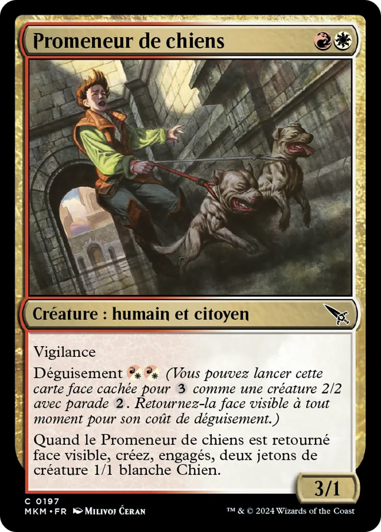 Promeneur de chiens — Murders at Karlov Manor — Magic: The Gathering