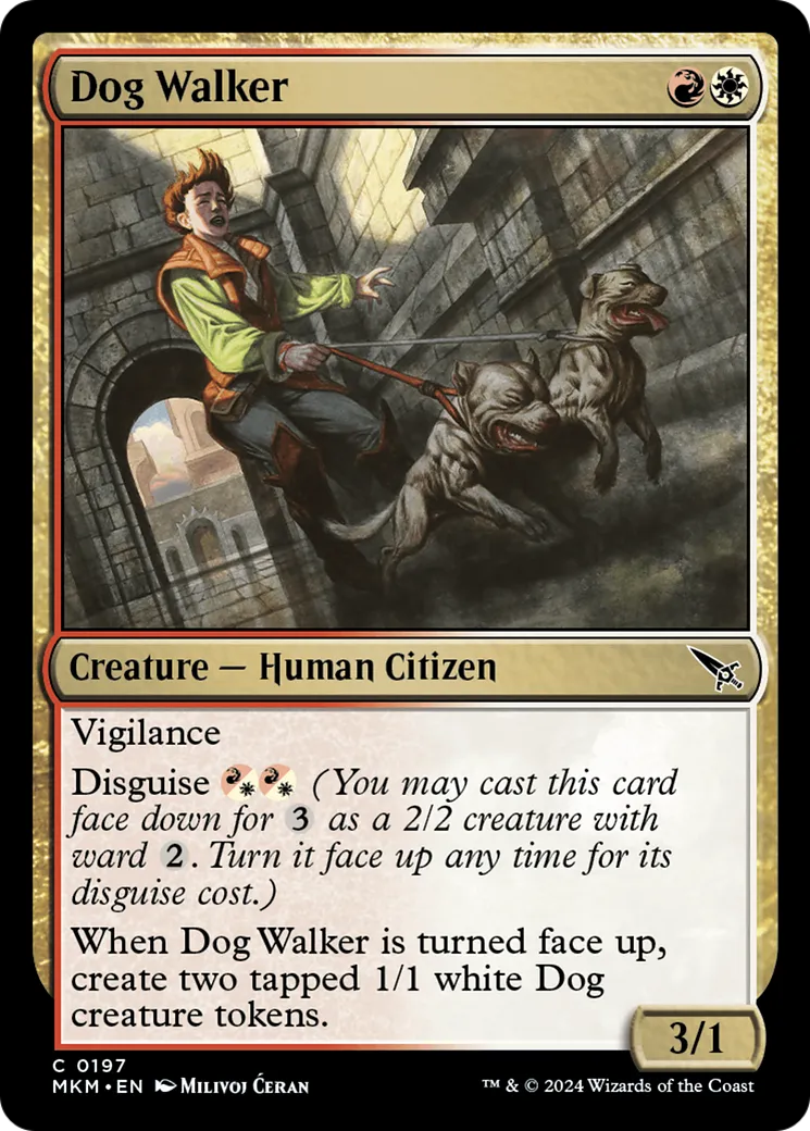 Promeneur de chiens — Murders at Karlov Manor — Magic: The Gathering
