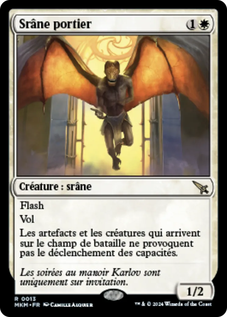 Srâne portier — Murders at Karlov Manor — Magic: The Gathering