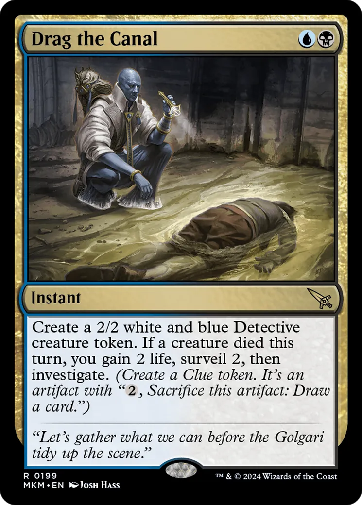 Drag the Canal — Murders at Karlov Manor — Magic: The Gathering