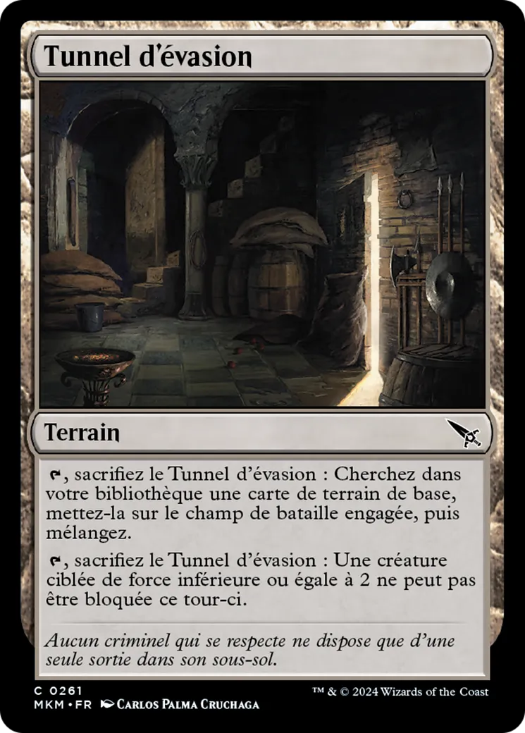 Tunnel d'évasion — Murders at Karlov Manor — Magic: The Gathering