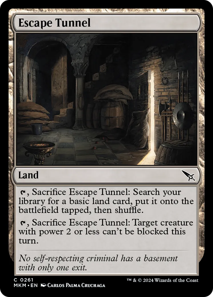 Escape Tunnel — Murders at Karlov Manor — Magic: The Gathering