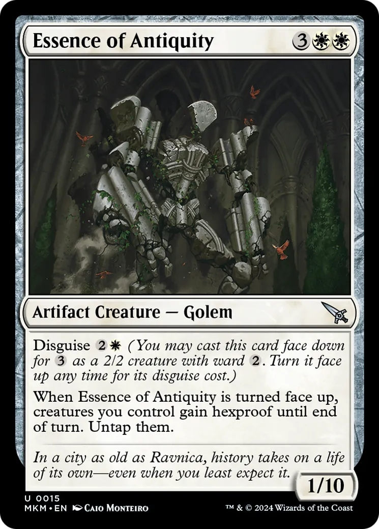 Essence d'antiquité — Murders at Karlov Manor — Magic: The Gathering