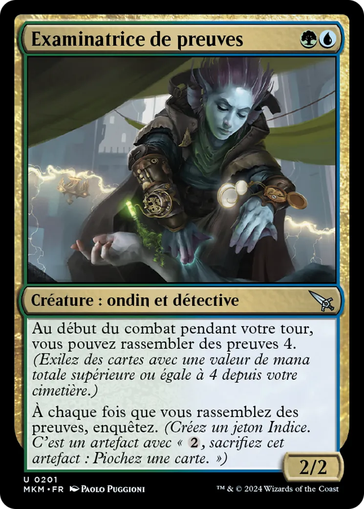 Examinatrice de preuves — Murders at Karlov Manor — Magic: The Gathering