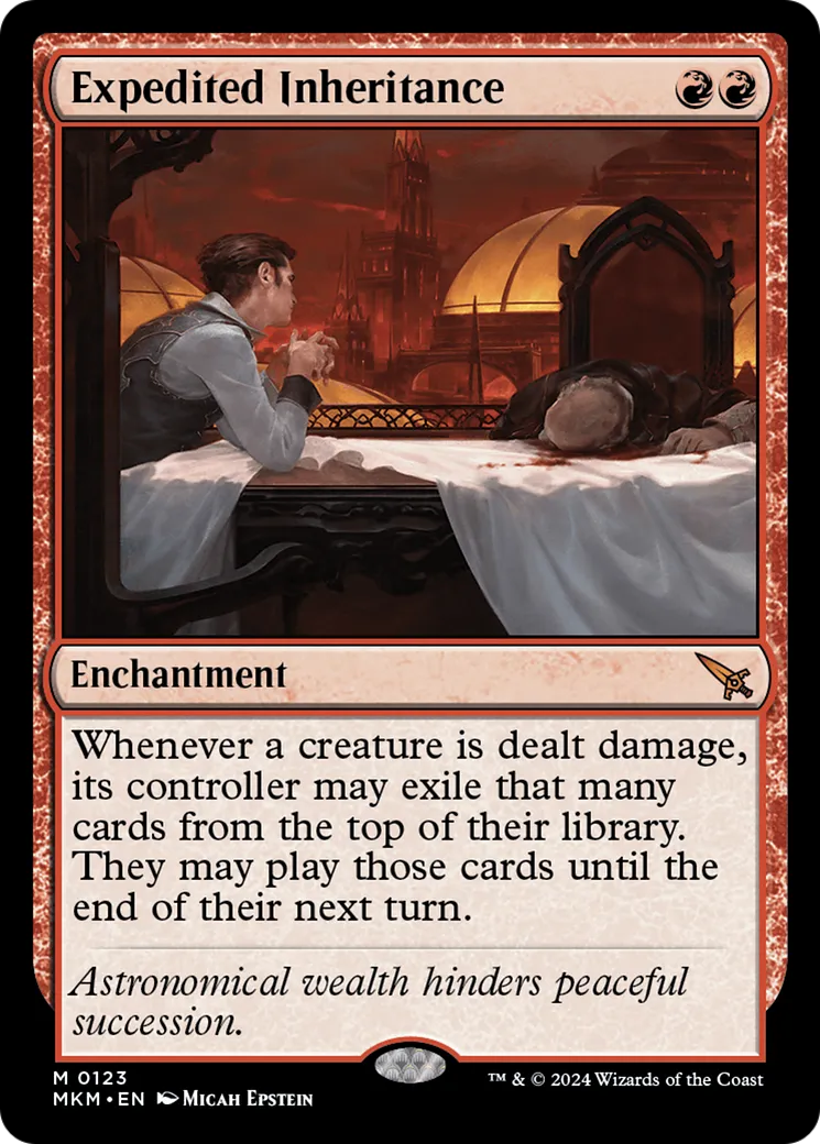 Héritage précipité — Murders at Karlov Manor — Magic: The Gathering