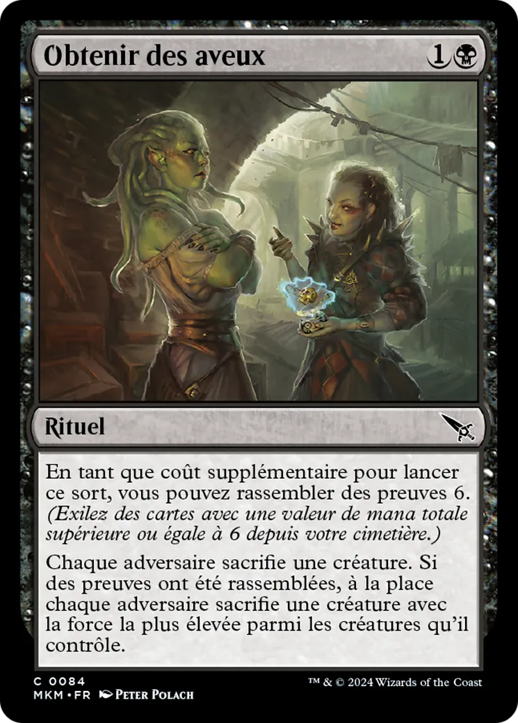 Obtenir des aveux — Murders at Karlov Manor — Magic: The Gathering