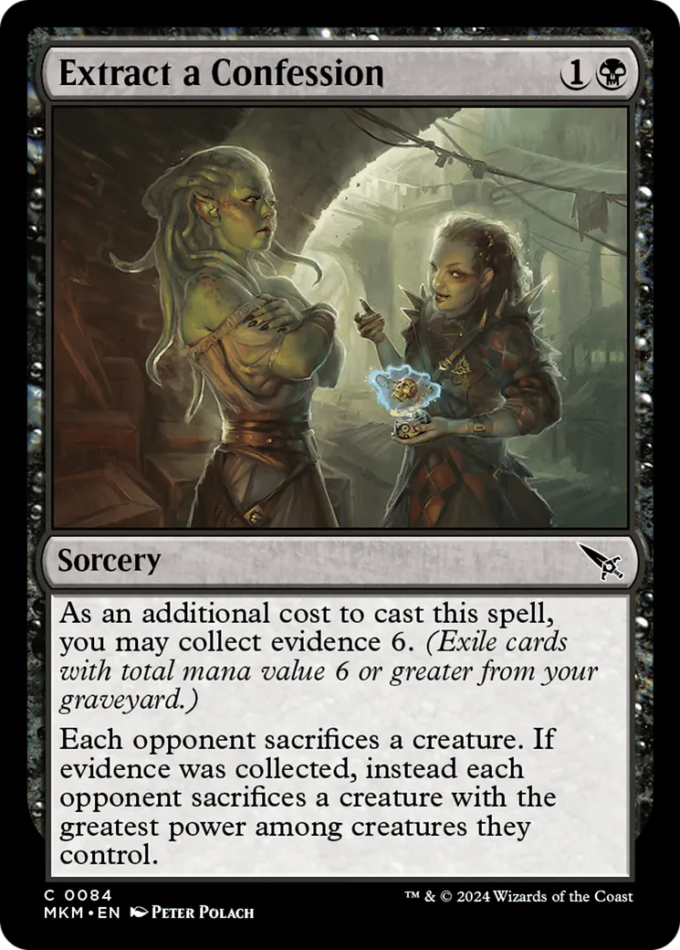 Obtenir des aveux — Murders at Karlov Manor — Magic: The Gathering