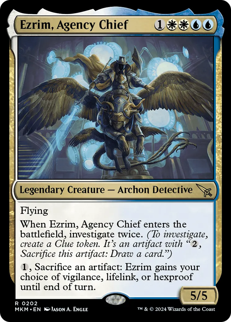 Ezrim, Agency Chief — Murders at Karlov Manor — Magic: The Gathering