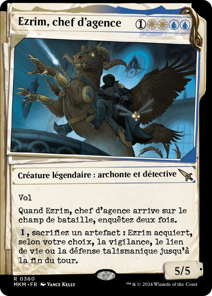 Ezrim, chef d'agence — Murders at Karlov Manor — Magic: The Gathering