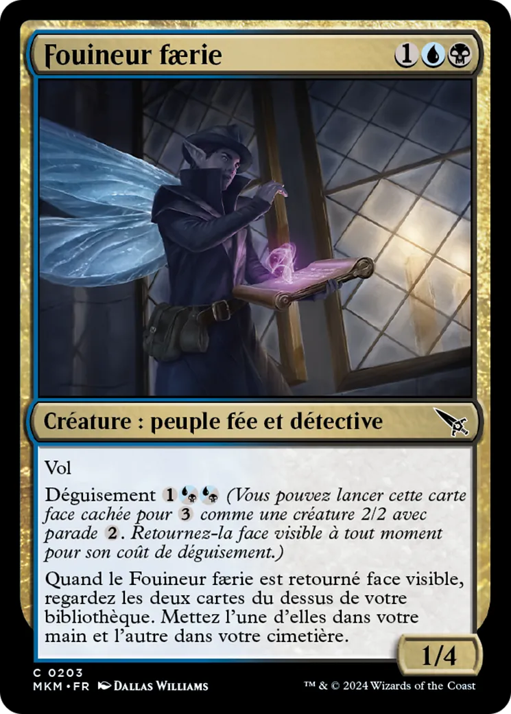 Fouineur faerie — Murders at Karlov Manor — Magic: The Gathering