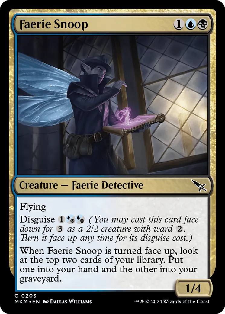 Faerie Snoop — Murders at Karlov Manor — Magic: The Gathering