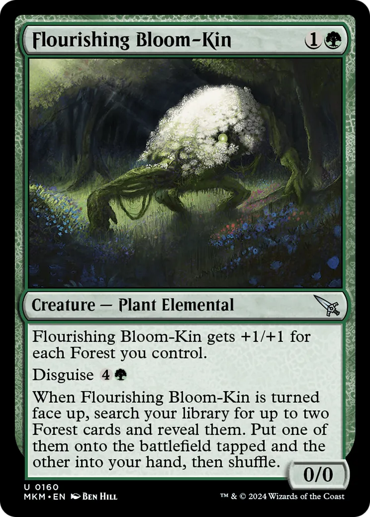 Flourishing Bloom-Kin — Murders at Karlov Manor — Magic: The Gathering