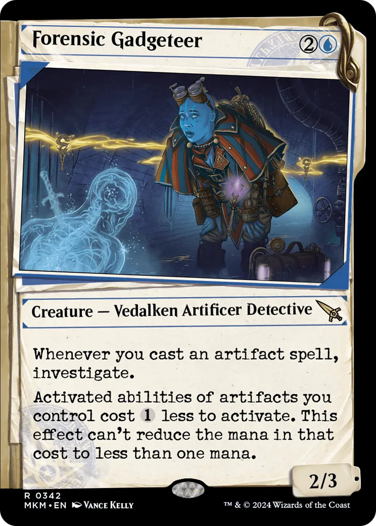 Forensic Gadgeteer — Murders at Karlov Manor — Magic: The Gathering