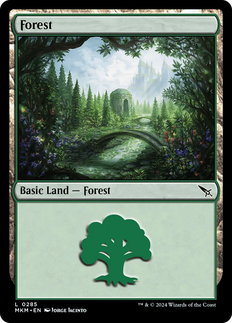 Forest — Murders at Karlov Manor — Magic: The Gathering