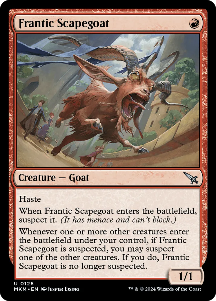 Bouc émissaire frénétique — Murders at Karlov Manor — Magic: The Gathering