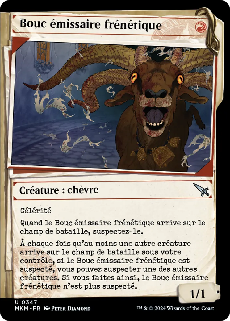 Bouc émissaire frénétique — Murders at Karlov Manor — Magic: The Gathering