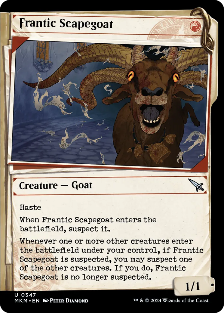 Frantic Scapegoat — Murders at Karlov Manor — Magic: The Gathering