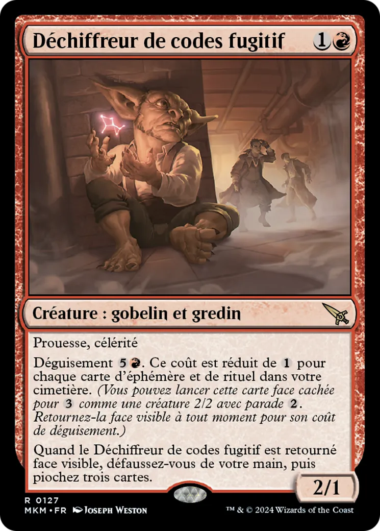 Déchiffreur de codes fugitif — Murders at Karlov Manor — Magic: The Gathering