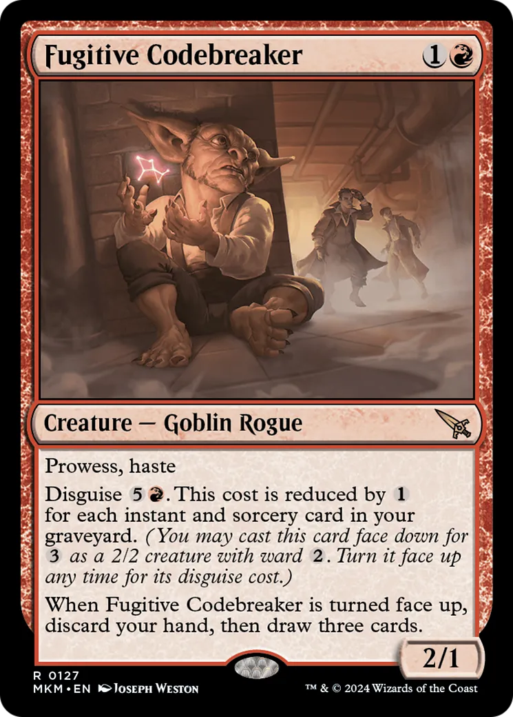 Fugitive Codebreaker — Murders at Karlov Manor — Magic: The Gathering