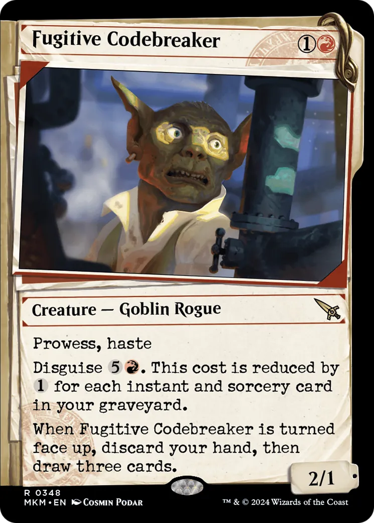Fugitive Codebreaker — Murders at Karlov Manor — Magic: The Gathering