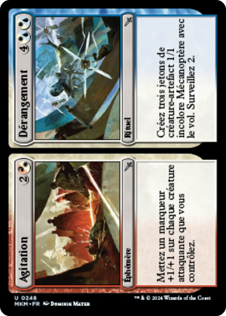Agitation // Dérangement // Agitation // Dérangement — Murders at Karlov Manor — Magic: The Gathering