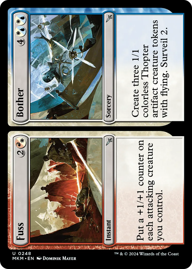 Fuss // Bother — Murders at Karlov Manor — Magic: The Gathering