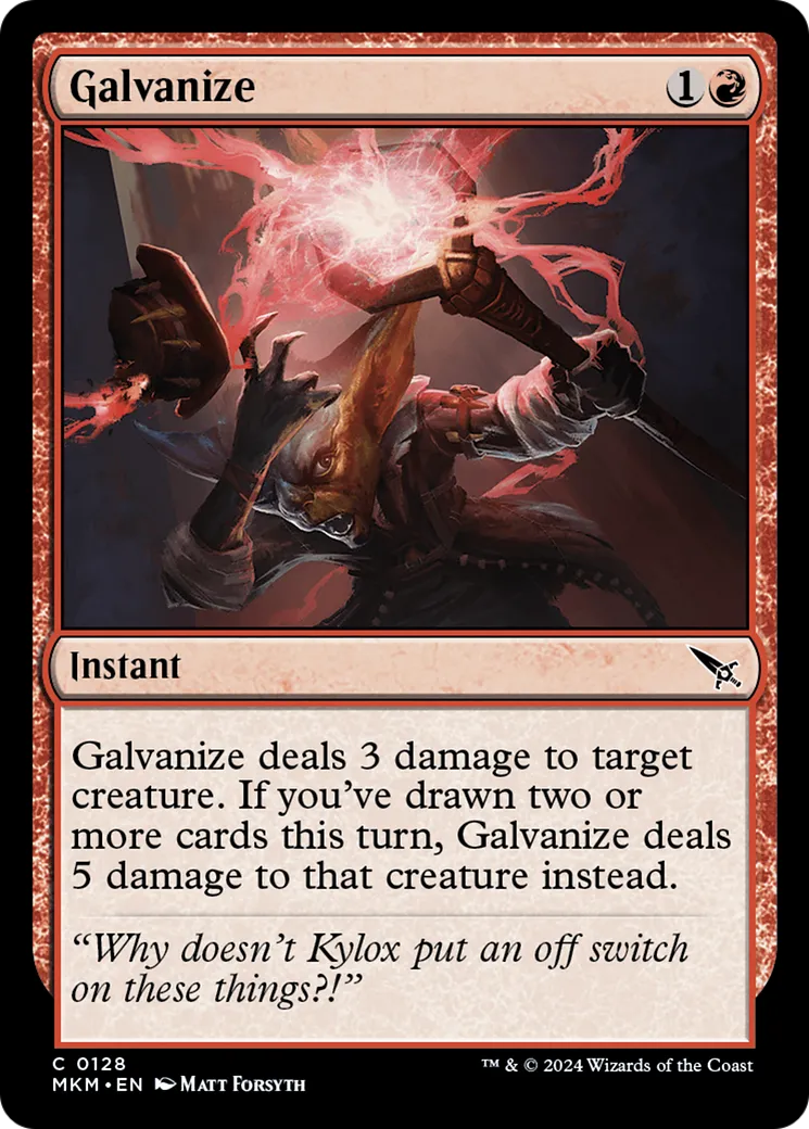 Galvanize — Murders at Karlov Manor — Magic: The Gathering