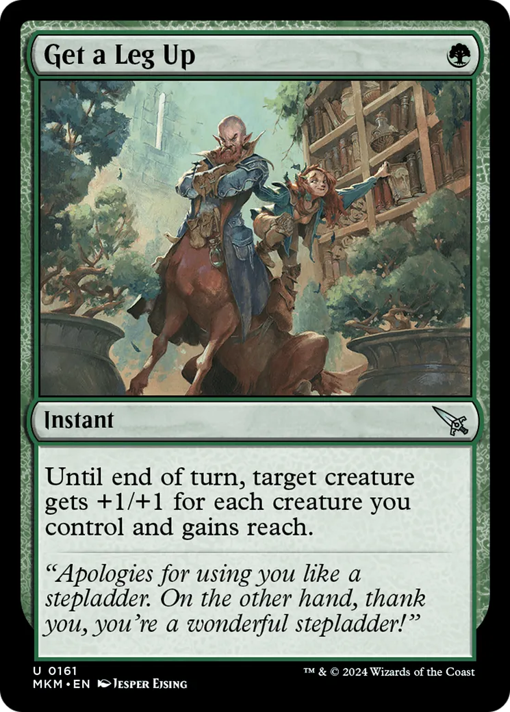 Get a Leg Up — Murders at Karlov Manor — Magic: The Gathering