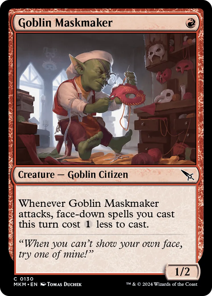 Goblin Maskmaker — Murders at Karlov Manor — Magic: The Gathering