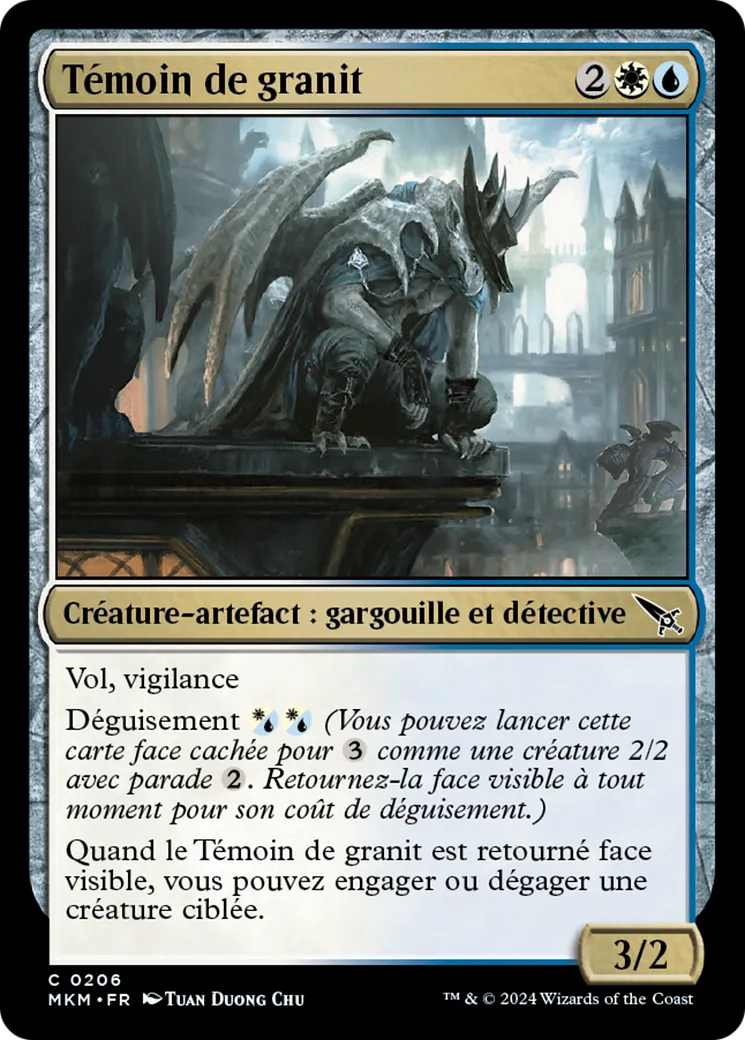 Témoin de granit — Murders at Karlov Manor — Magic: The Gathering