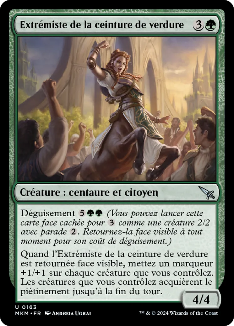 Extrémiste de la ceinture de verdure — Murders at Karlov Manor — Magic: The Gathering