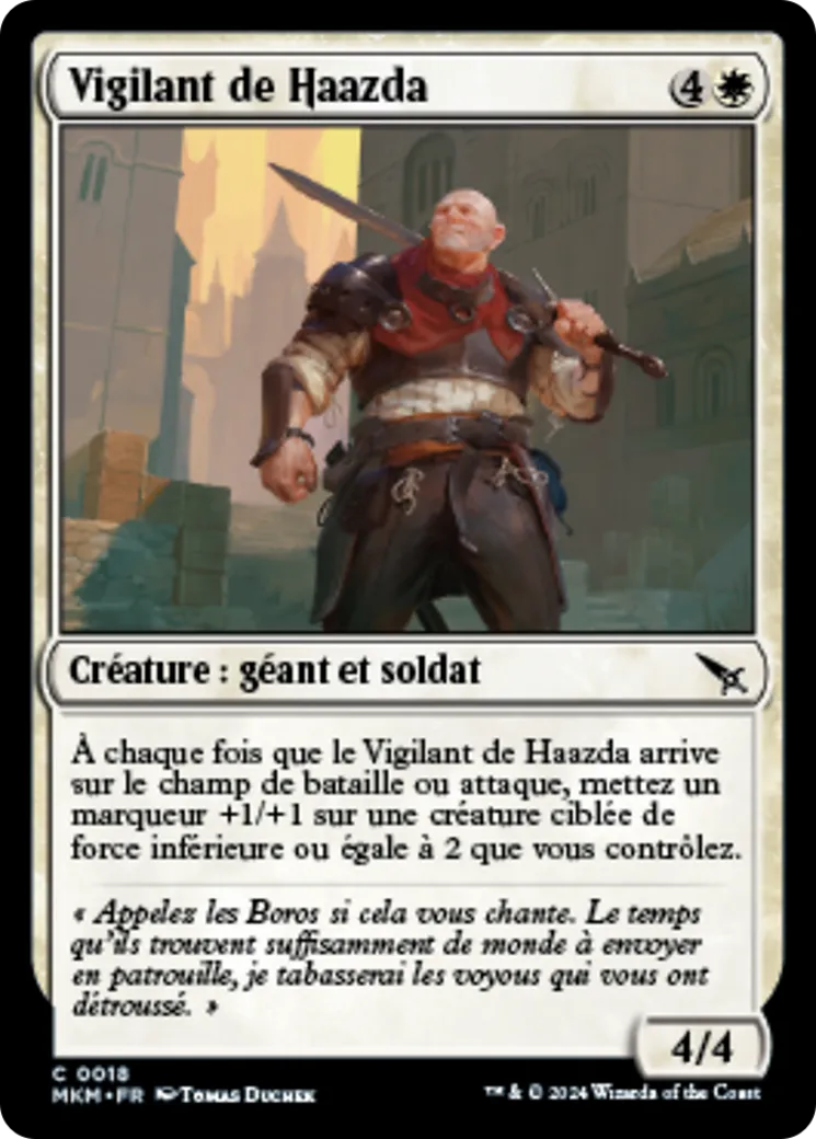 Vigilant de Haazda — Murders at Karlov Manor — Magic: The Gathering