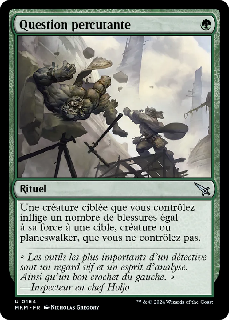 Question percutante — Murders at Karlov Manor — Magic: The Gathering