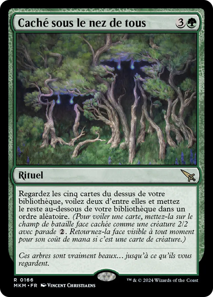 Caché sous le nez de tous — Murders at Karlov Manor — Magic: The Gathering