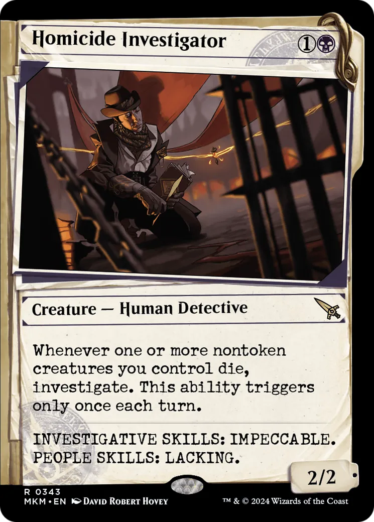Enquêteuse sur homicides — Murders at Karlov Manor — Magic: The Gathering