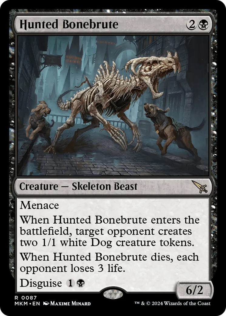 Hunted Bonebrute — Murders at Karlov Manor — Magic: The Gathering