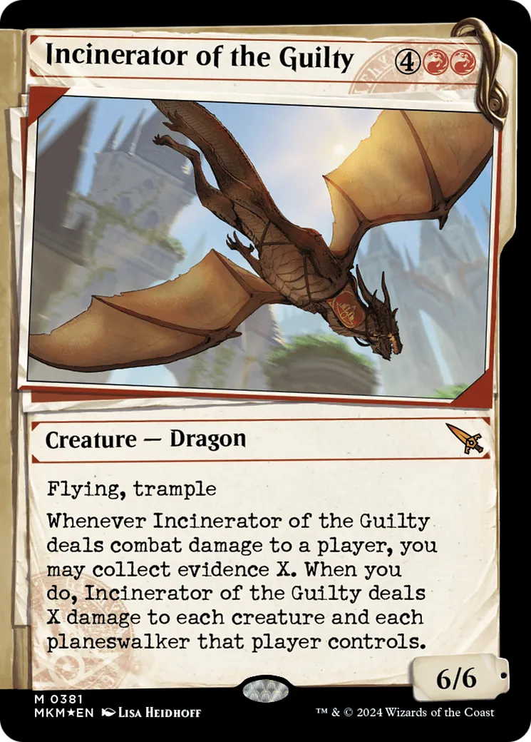 Incinérateur des coupables — Murders at Karlov Manor — Magic: The Gathering