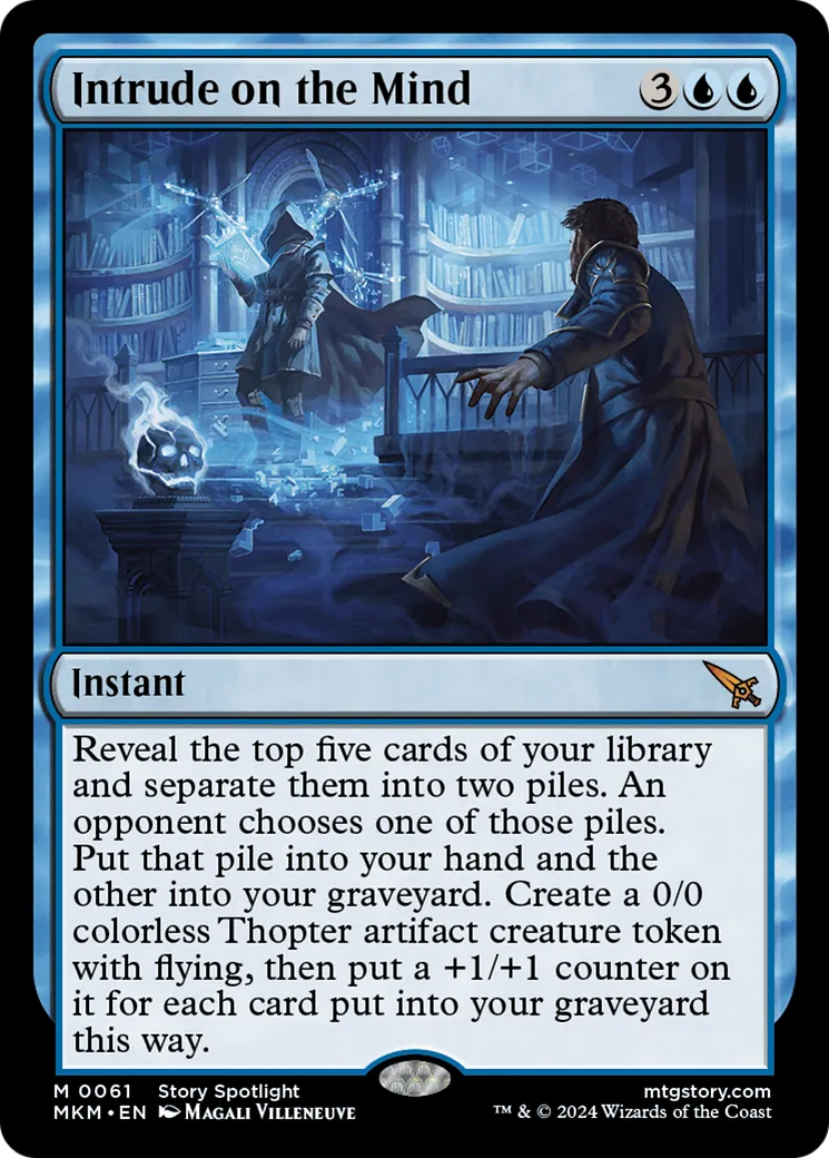 Intrude on the Mind — Murders at Karlov Manor — Magic: The Gathering