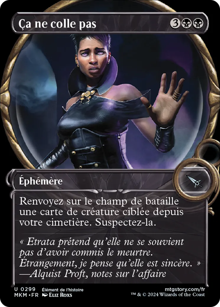Ça ne colle pas — Murders at Karlov Manor — Magic: The Gathering