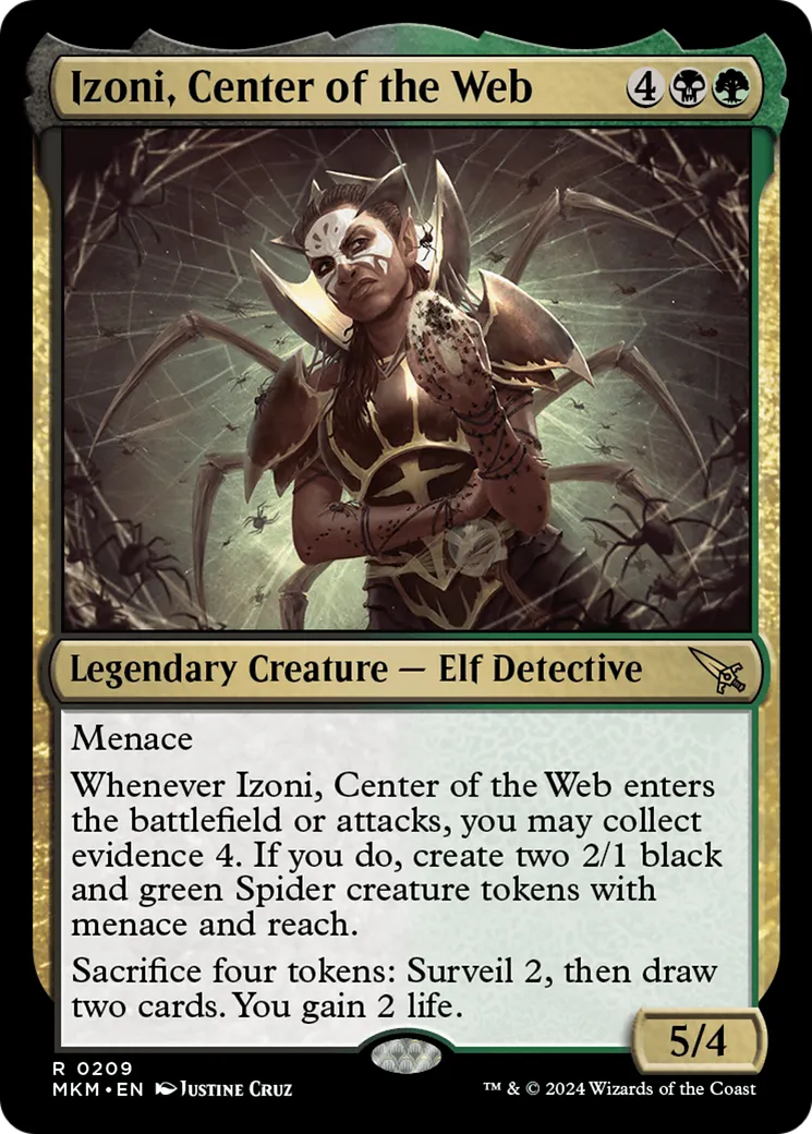 Izoni, Center of the Web — Murders at Karlov Manor — Magic: The Gathering