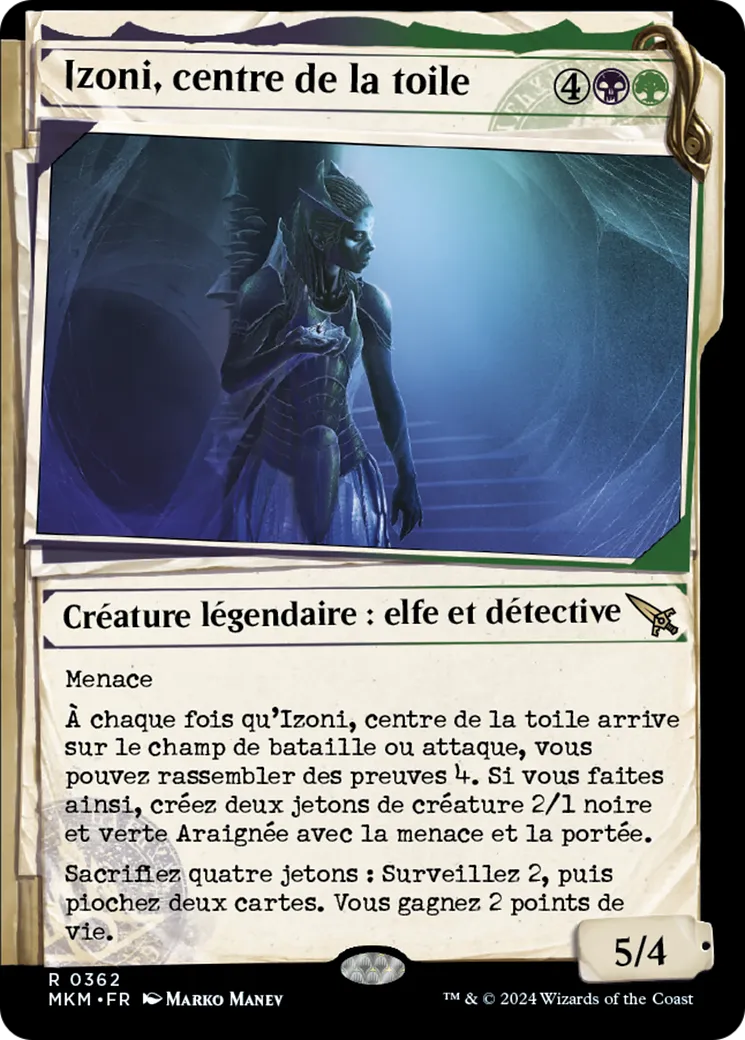 Izoni, centre de la toile — Murders at Karlov Manor — Magic: The Gathering