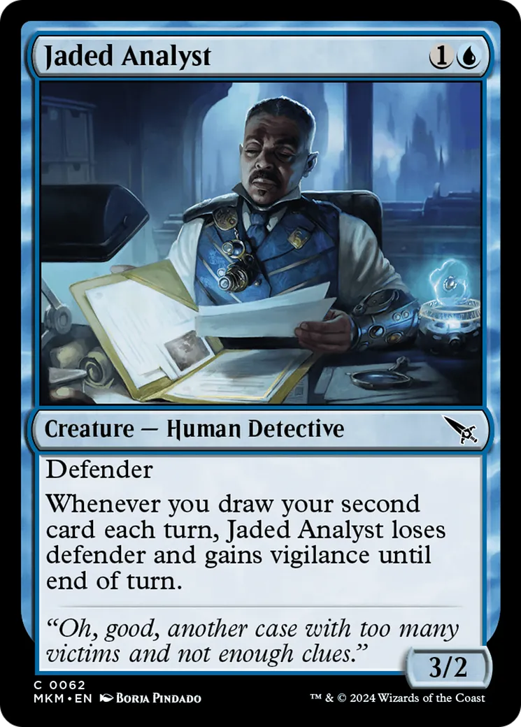 Analyste désabusé — Murders at Karlov Manor — Magic: The Gathering