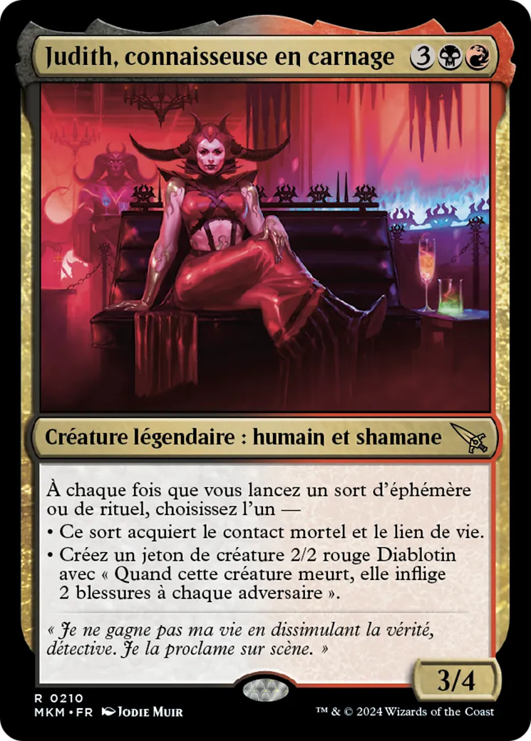 Judith, connaisseuse en carnage — Murders at Karlov Manor — Magic: The Gathering