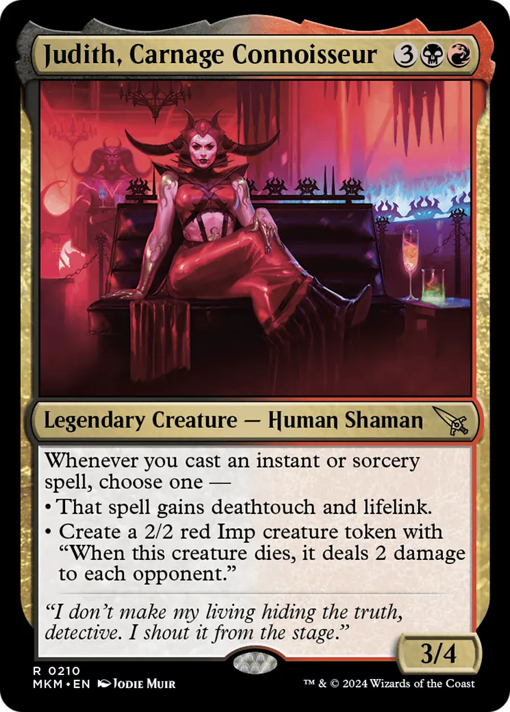 Judith, connaisseuse en carnage — Murders at Karlov Manor — Magic: The Gathering
