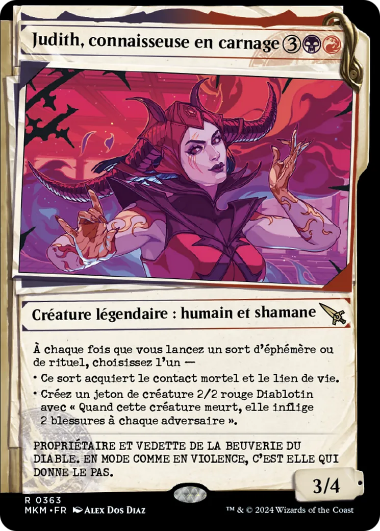 Judith, connaisseuse en carnage — Murders at Karlov Manor — Magic: The Gathering