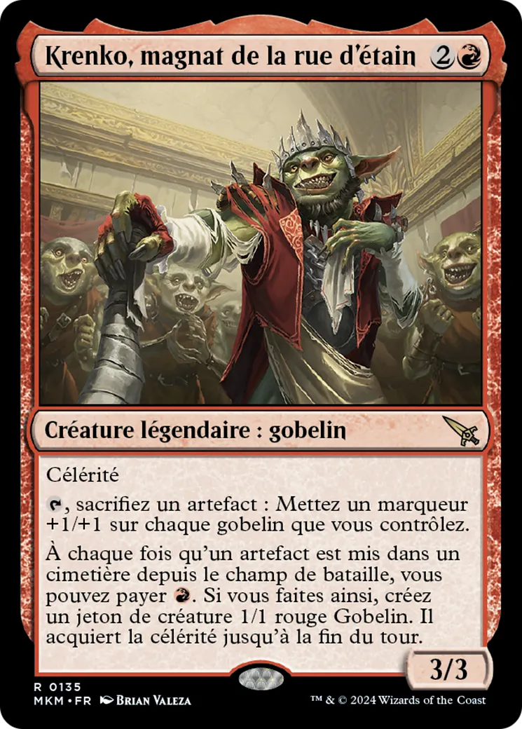 Krenko, magnat de la rue d'étain — Murders at Karlov Manor — Magic: The Gathering