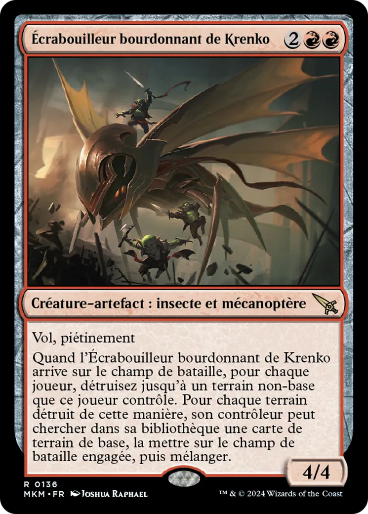 Écrabouilleur bourdonnant de Krenko — Murders at Karlov Manor — Magic: The Gathering