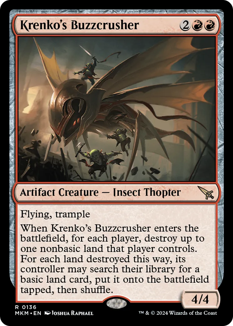 Krenko's Buzzcrusher — Murders at Karlov Manor — Magic: The Gathering