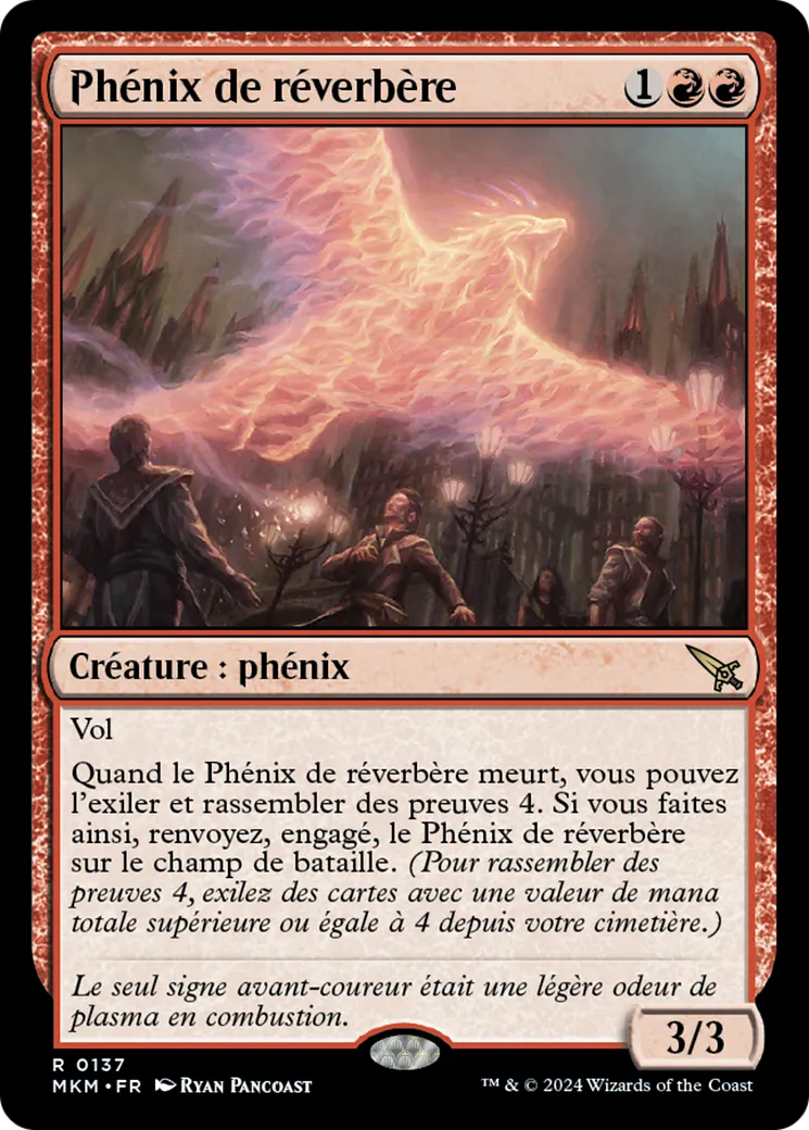 Phénix de réverbère — Murders at Karlov Manor — Magic: The Gathering