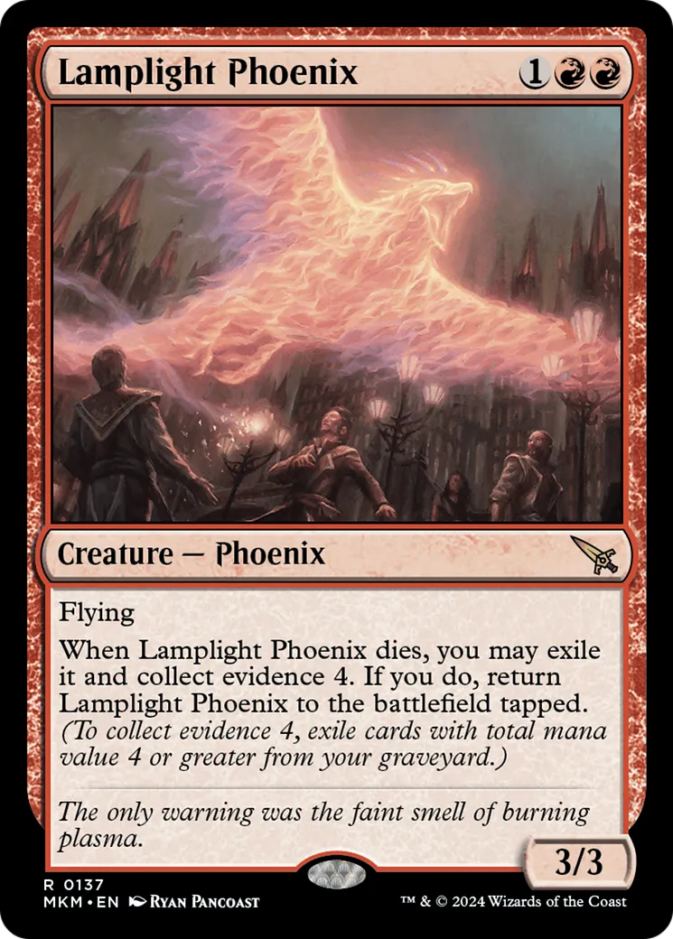 Lamplight Phoenix — Murders at Karlov Manor — Magic: The Gathering